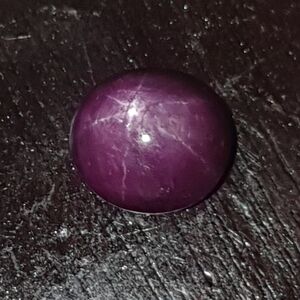 Vintage Natural Star Ruby Cabochon 8.5mm High Dome - Ruby City Franklin NC